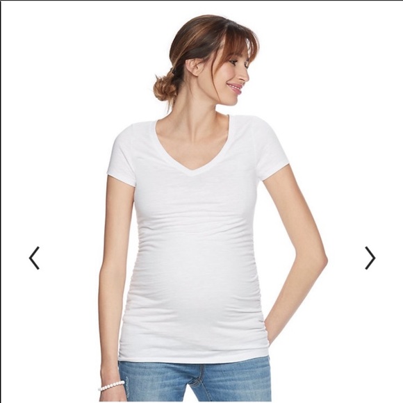 3 Basic Maternity Tees Black White Grey S - Picture 6 of 6